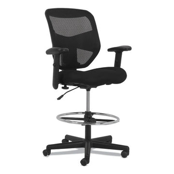 HON® Prominent High-back Task Stool, Supports Up To 250 Lb, 21" To 28.1" Seat Height, Black freeshipping - TVN Wholesale